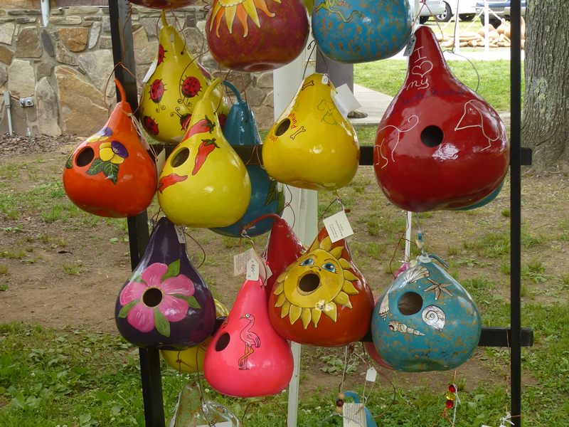 Gourd bird houses