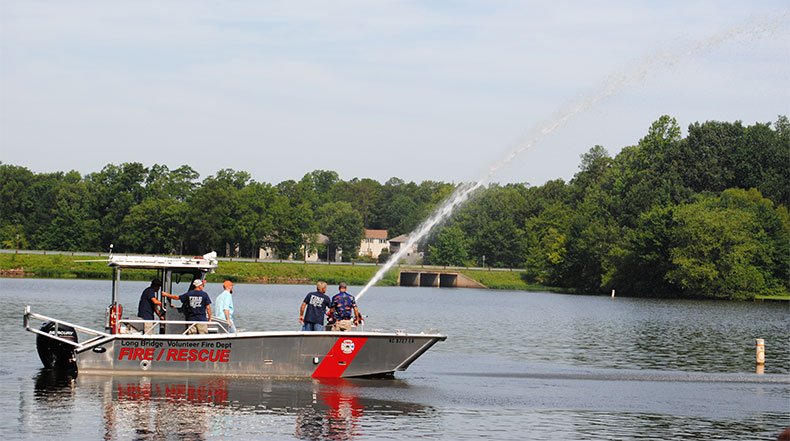 Fire and rescue boat