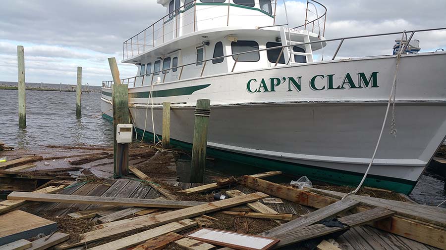 Hatteras Hurricane Matthew