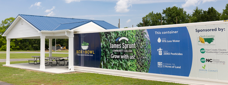 James Sprunt Farm Container Display