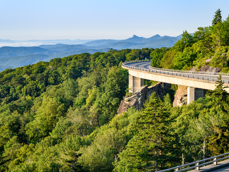 Linn Cove Viaduct on Blue Ridge Parkway