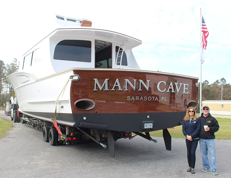 Sportfishing yacht