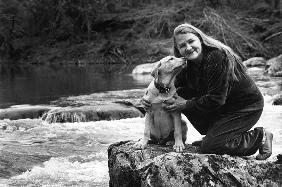 Margaret Nygard at the Eno River