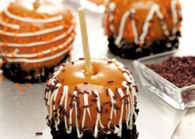 Monster Caramel Apples 