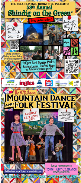 Mountain Dance Folk Festival and Shinging on the Green Pocket Book