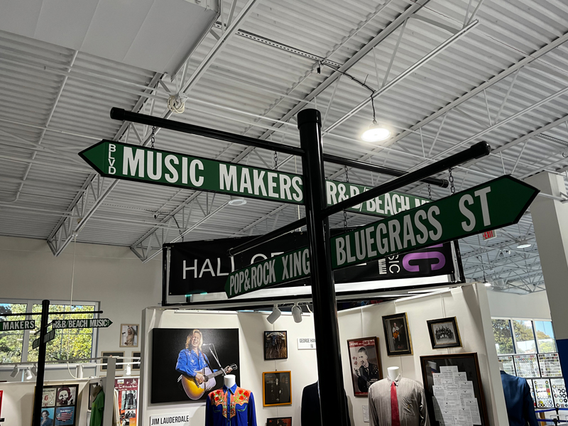 NC Music Hall of Fame Street Signs