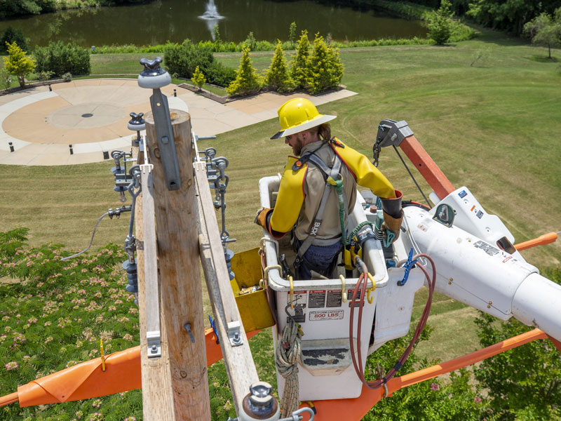 Nash Community College Line Worker Training