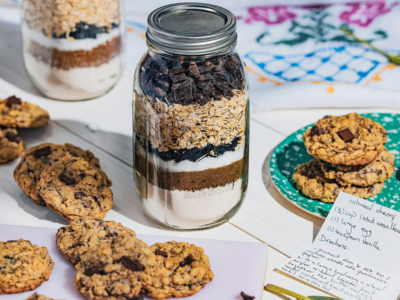 Oatmeal Cherry Cookie Jar