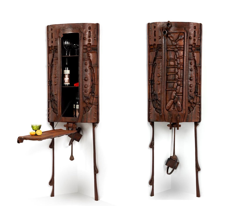 Pollinator Liquor Cabinet