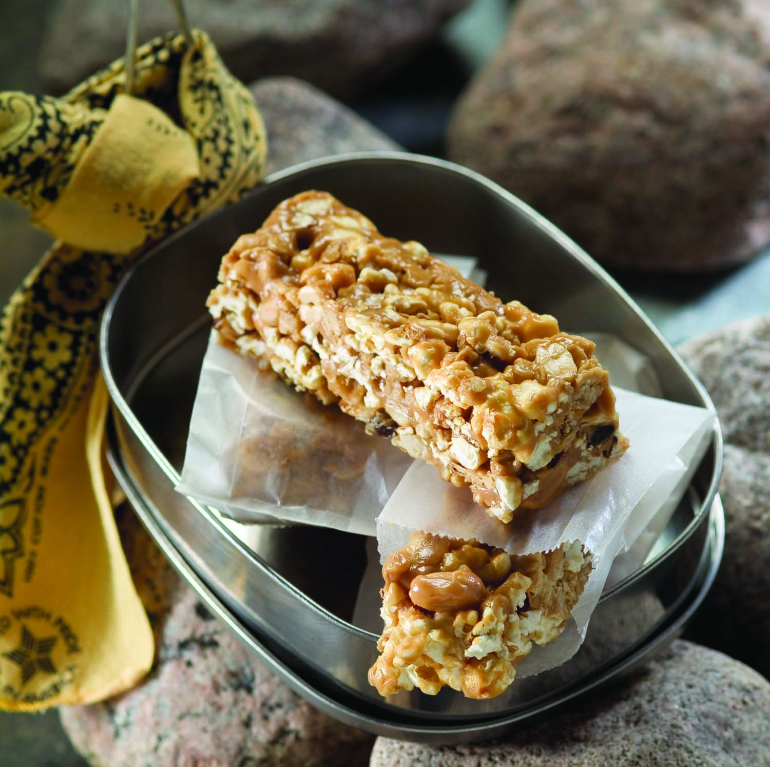 Popcorn Granola Bars 