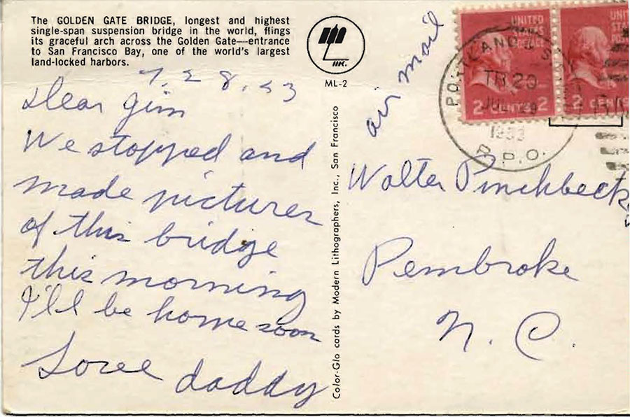 Postcard BACK