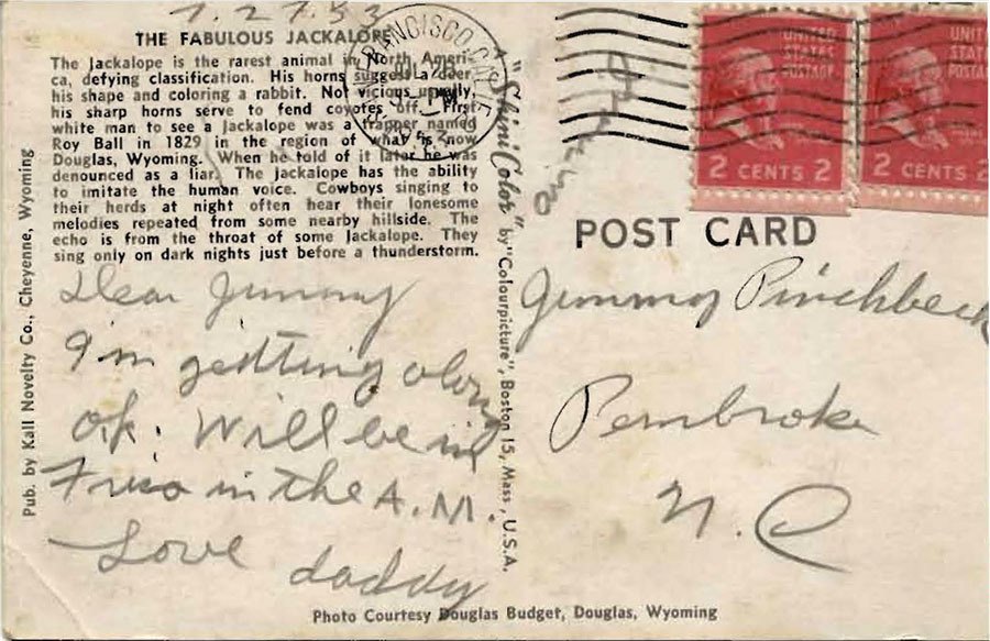 Postcard BACK