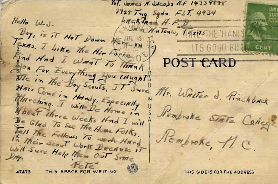 Postcard BACK