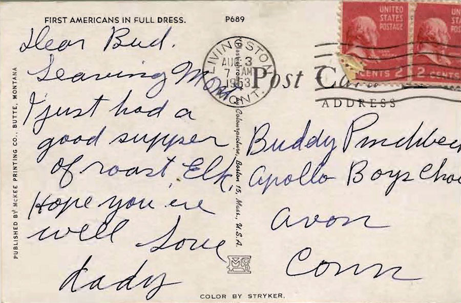 Postcard BACK