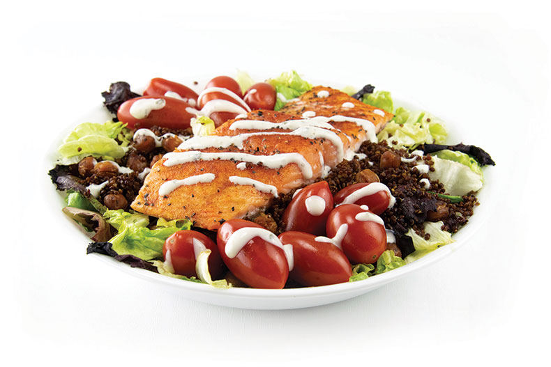 Salmon and Grains Salad Bowl