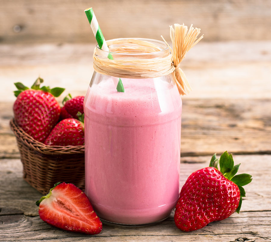 Strawberry milkshake
