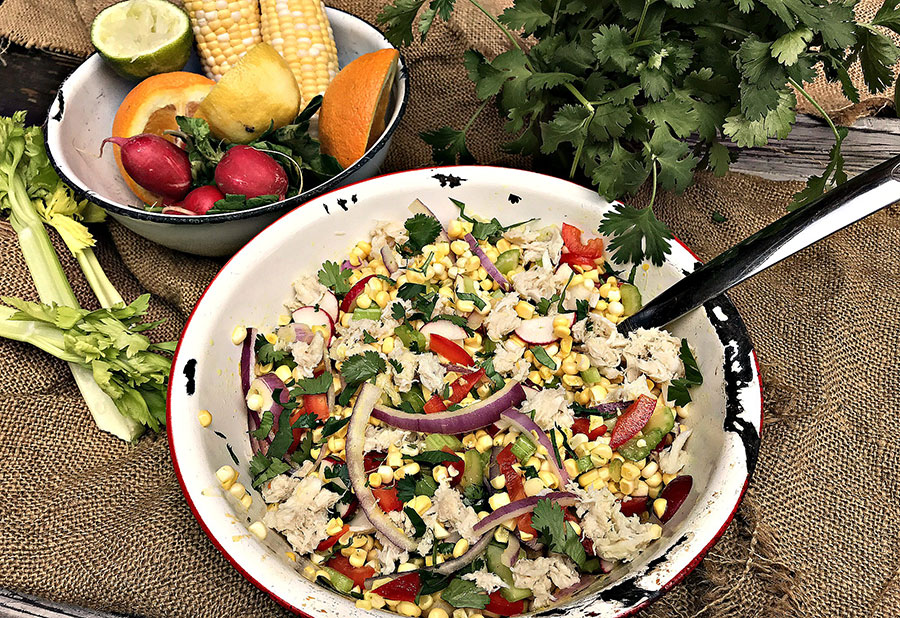 Summer Corn & Crab Salad Summer Corn & Crab Salad