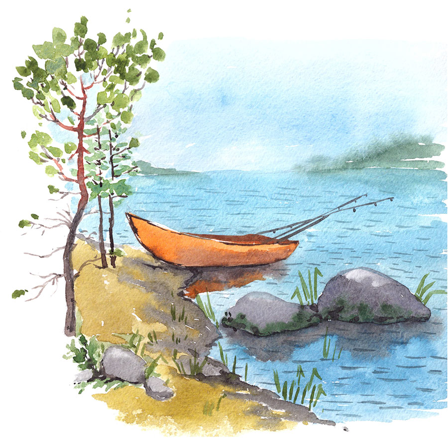 Swimming Spot Canoe 