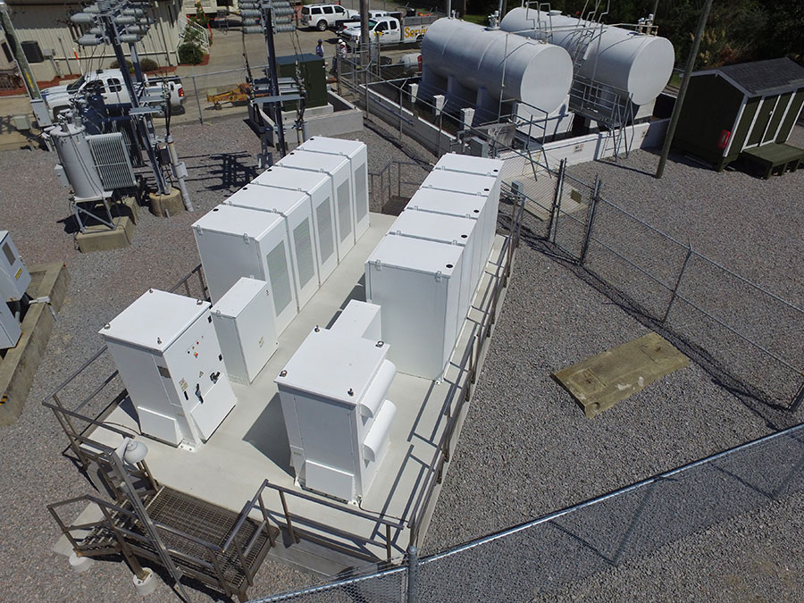Tesla batteries ocracoke