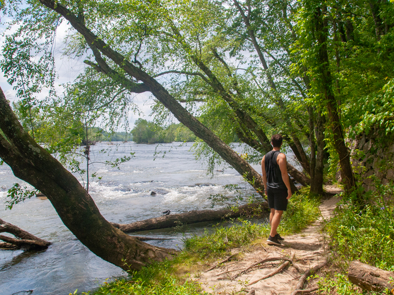 The Yadkin River in Pilot