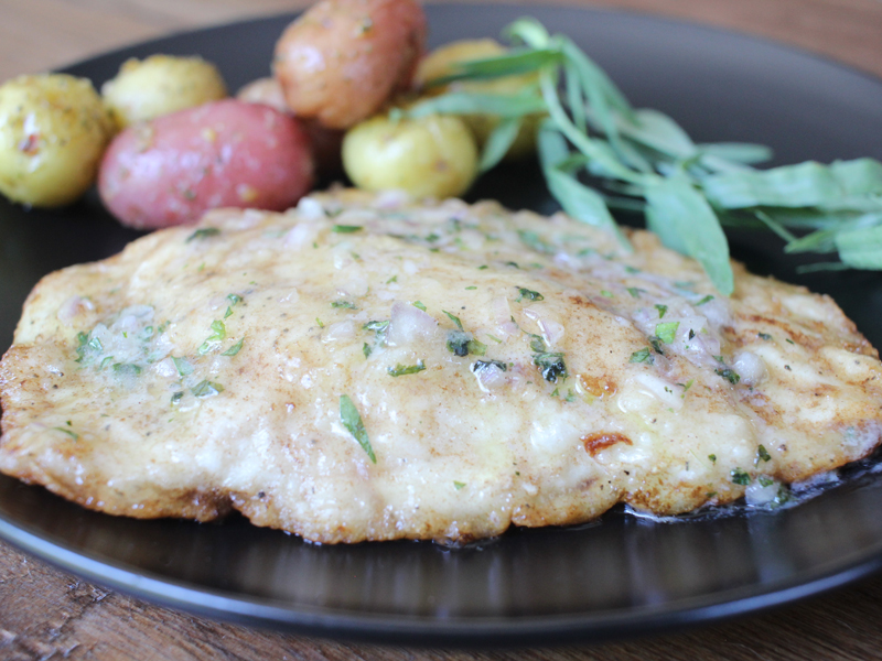 Triggerfish with Shallot Butter