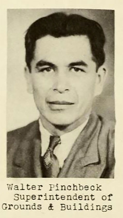 Walter Pinchbeck Yearbook