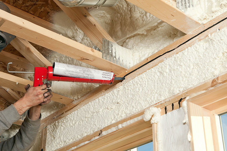 Caulking window