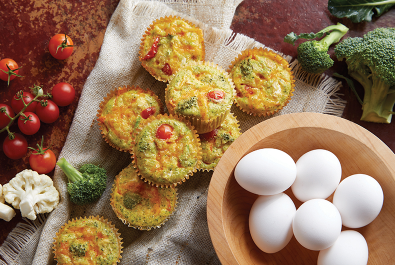 Broccoli and Cheddar Quinoa Bites