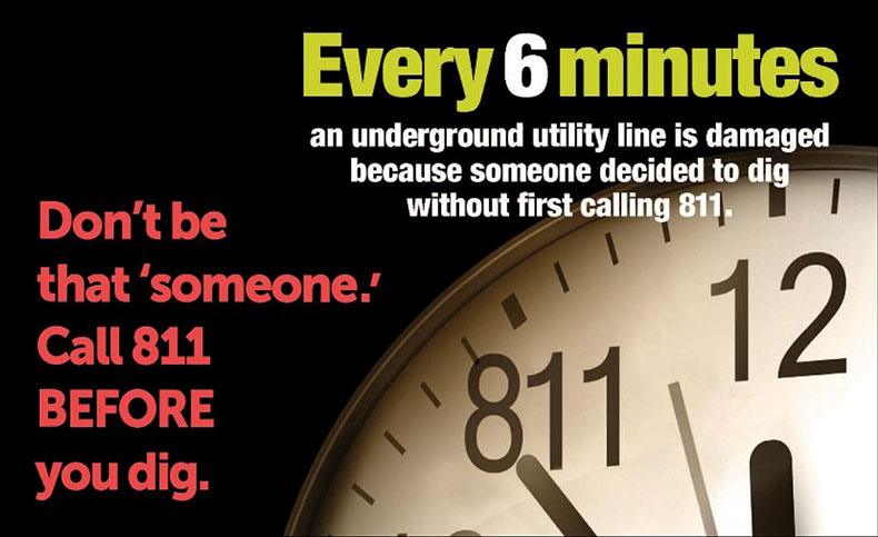Call before you dig