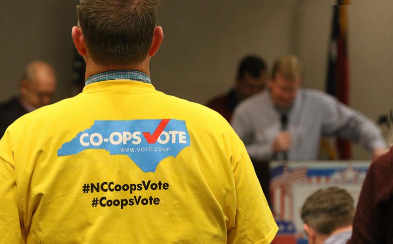 co ops vote yellow