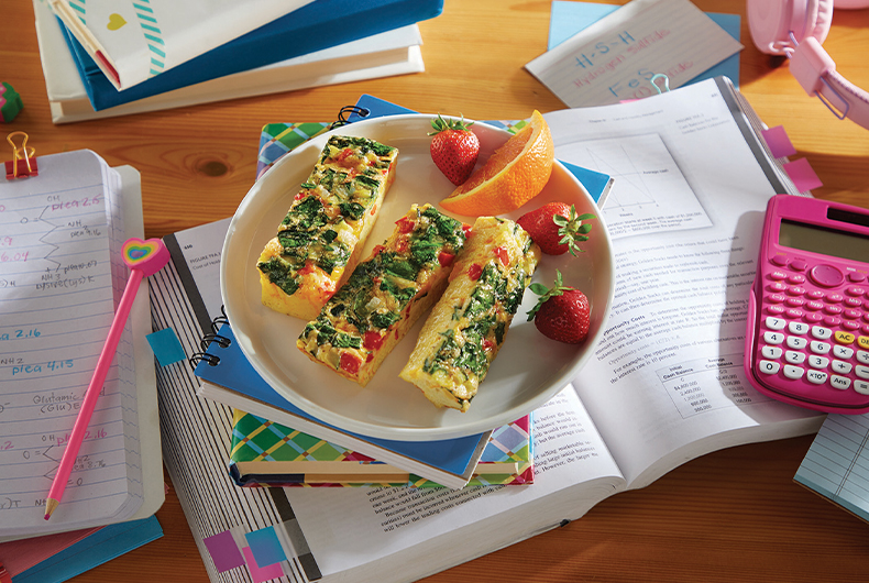 Veggie and Cheese Frittata Fingers