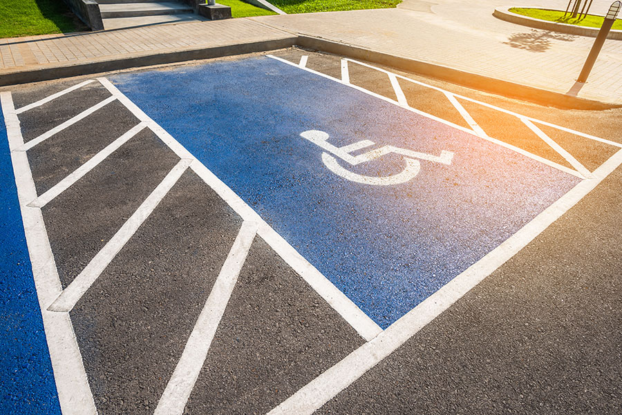 handicapped parking