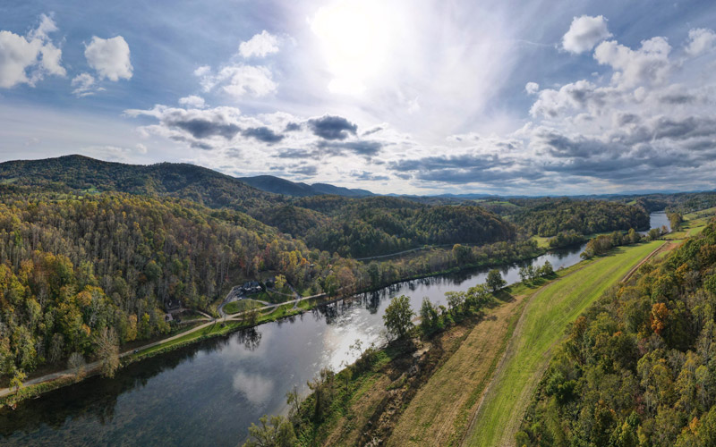 New River State Park in Sparta