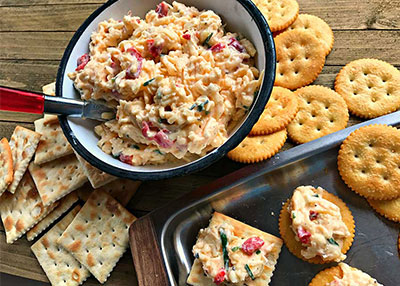Creamy Swiss Pimento Cheese Creamy Swiss Pimento Cheese