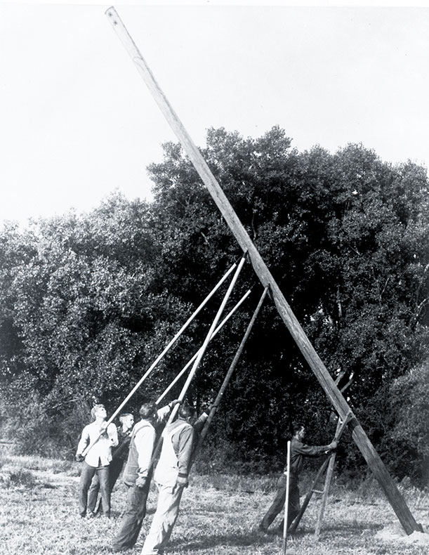 Poles by hand