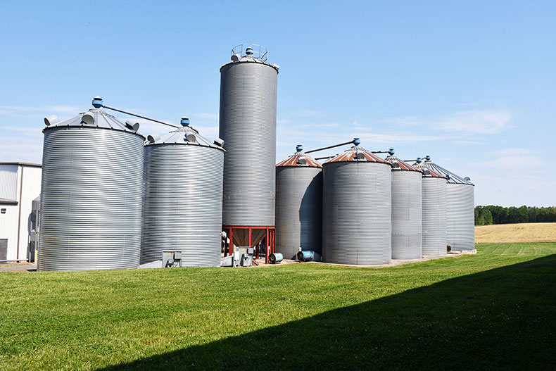 popcorn silos